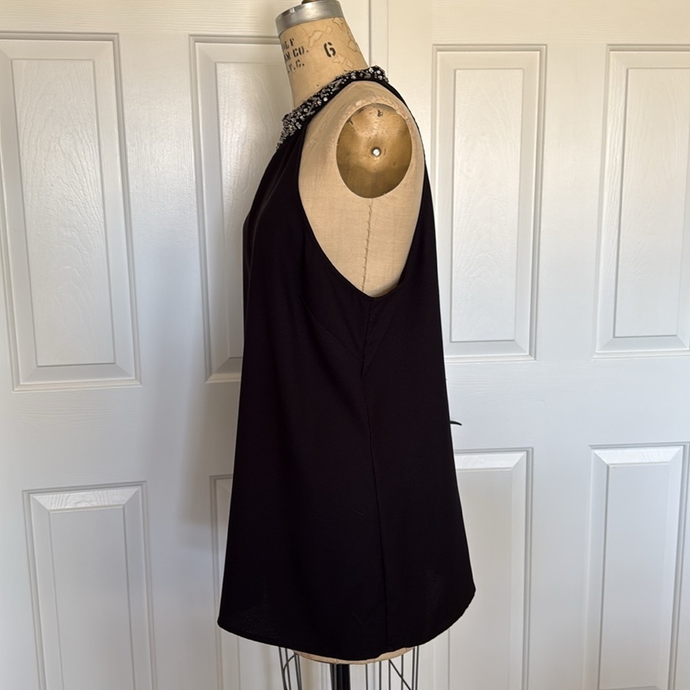 WD.NY BEADED NECK HALTER TUNIC. SIZE. XL - Picture 4 of 8